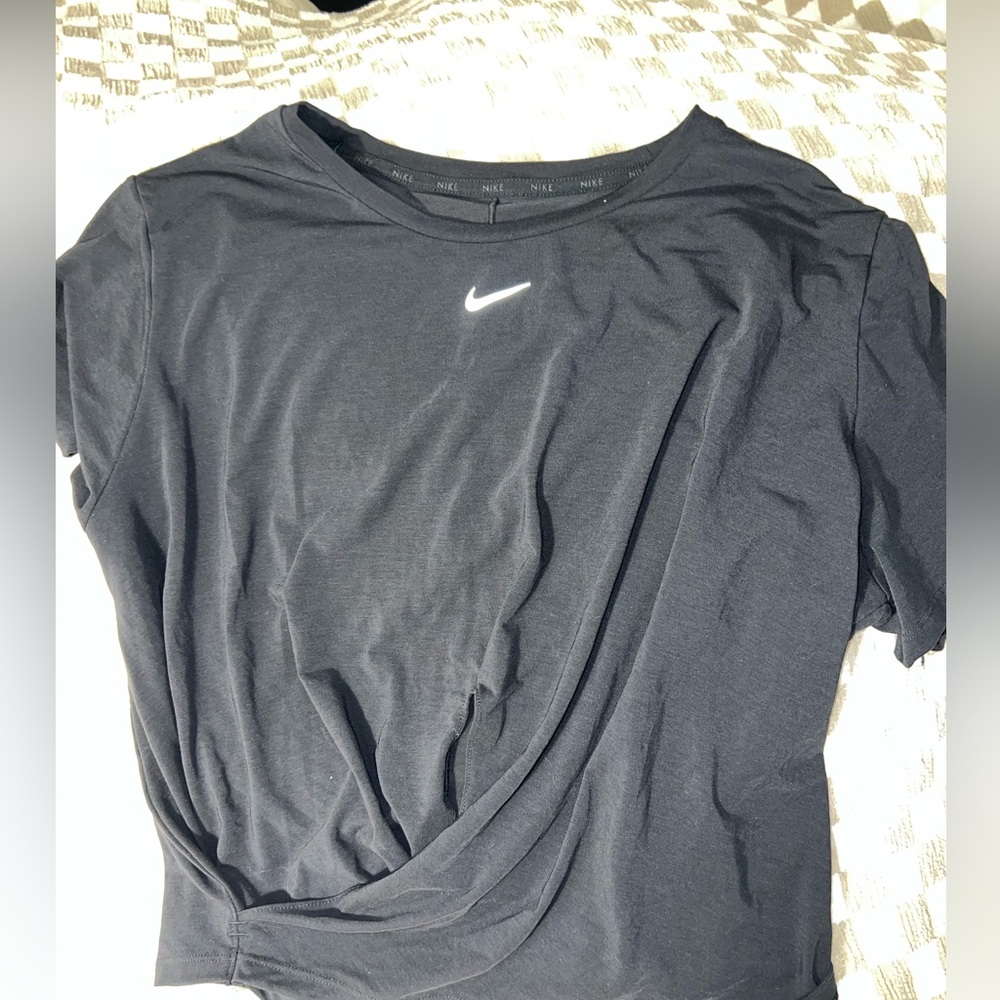 Nike Black Crop Top